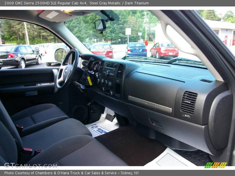 Steel Gray Metallic / Dark Titanium 2009 GMC Sierra 2500HD SLE Regular Cab 4x4