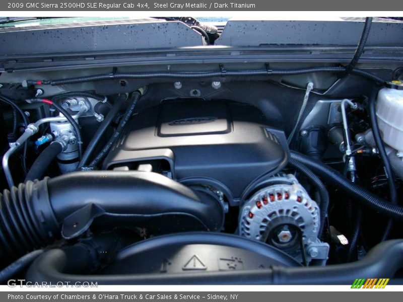 Steel Gray Metallic / Dark Titanium 2009 GMC Sierra 2500HD SLE Regular Cab 4x4