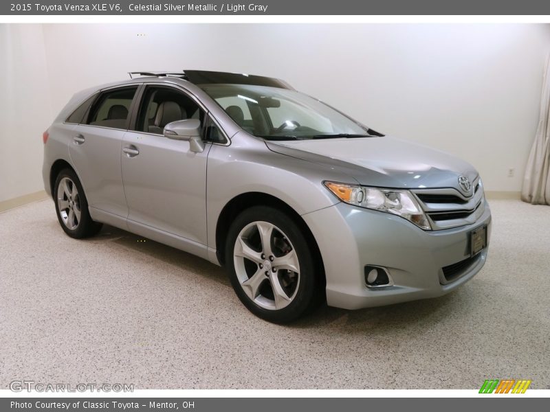 Celestial Silver Metallic / Light Gray 2015 Toyota Venza XLE V6