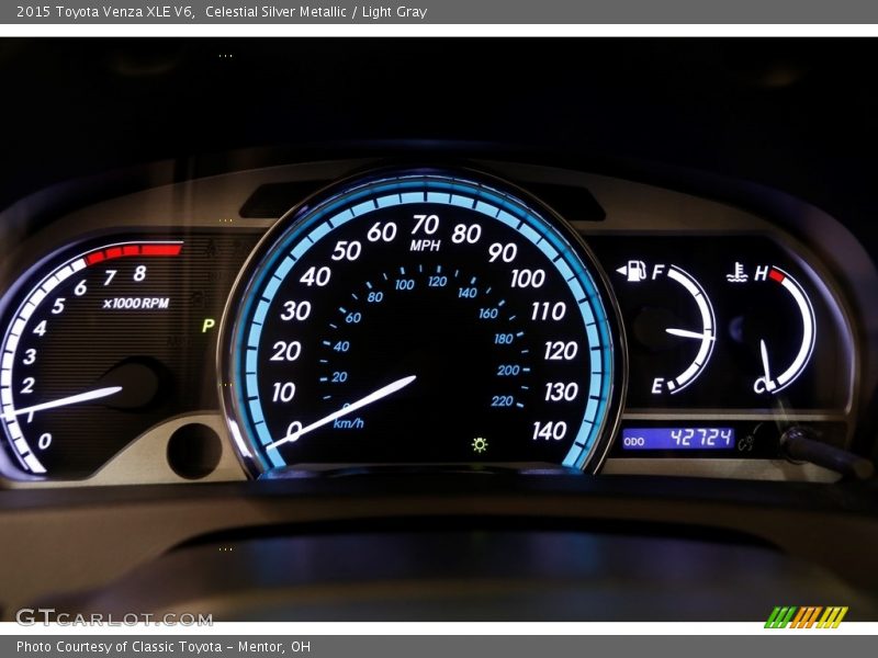 Celestial Silver Metallic / Light Gray 2015 Toyota Venza XLE V6