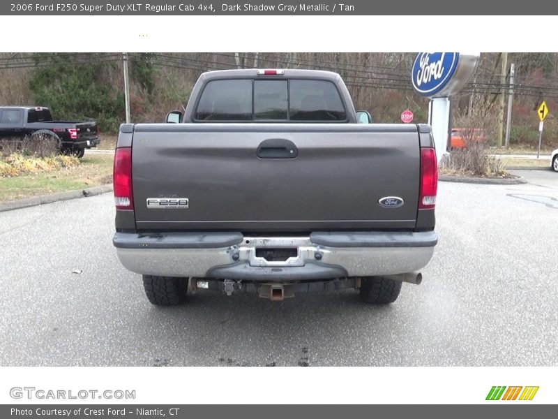 Dark Shadow Gray Metallic / Tan 2006 Ford F250 Super Duty XLT Regular Cab 4x4