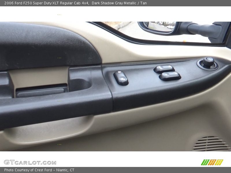 Dark Shadow Gray Metallic / Tan 2006 Ford F250 Super Duty XLT Regular Cab 4x4