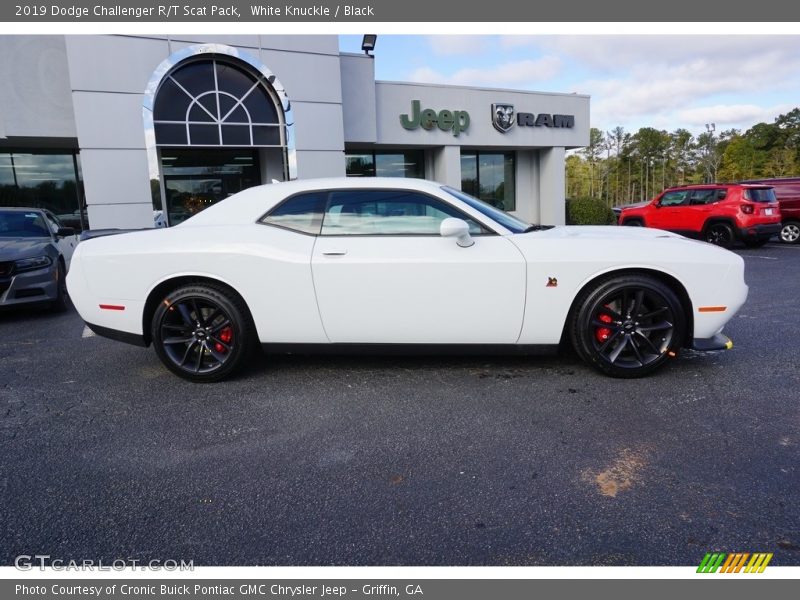 White Knuckle / Black 2019 Dodge Challenger R/T Scat Pack