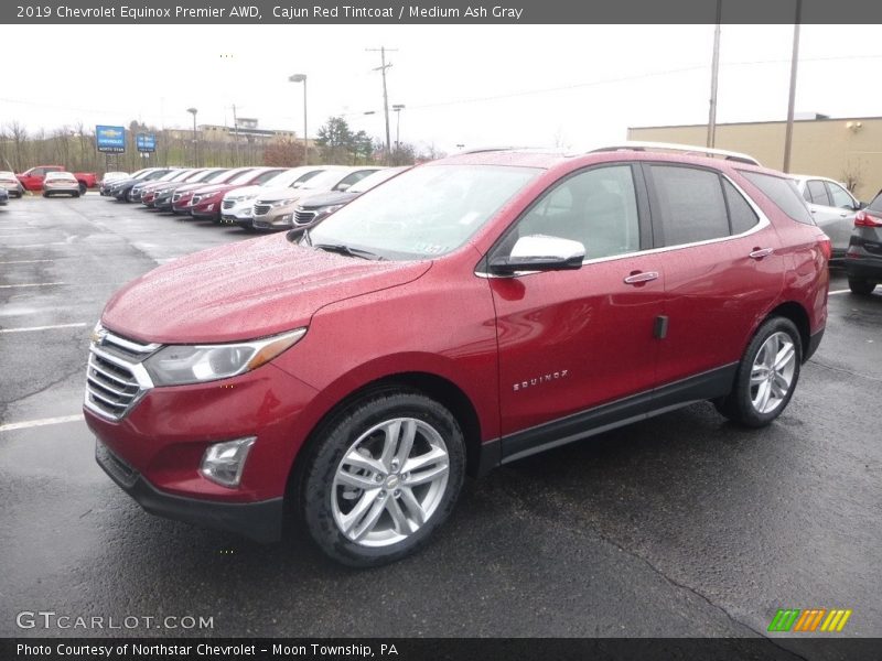 Cajun Red Tintcoat / Medium Ash Gray 2019 Chevrolet Equinox Premier AWD