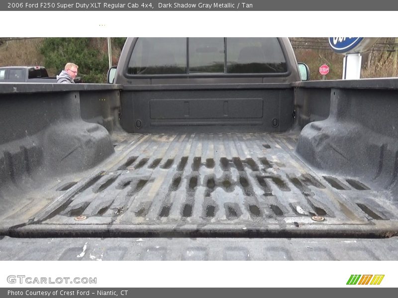 Dark Shadow Gray Metallic / Tan 2006 Ford F250 Super Duty XLT Regular Cab 4x4
