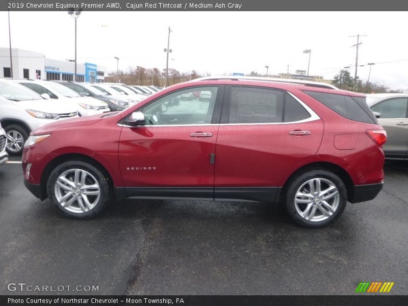 Cajun Red Tintcoat / Medium Ash Gray 2019 Chevrolet Equinox Premier AWD