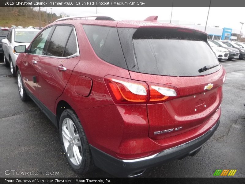 Cajun Red Tintcoat / Medium Ash Gray 2019 Chevrolet Equinox Premier AWD