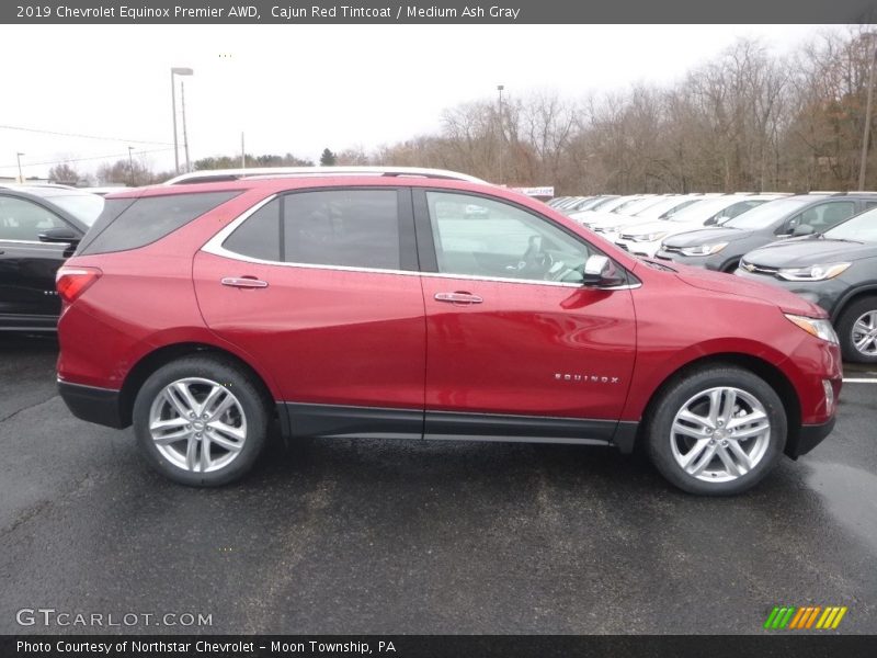 Cajun Red Tintcoat / Medium Ash Gray 2019 Chevrolet Equinox Premier AWD