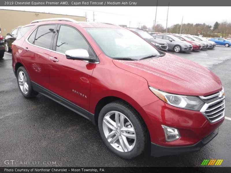 Cajun Red Tintcoat / Medium Ash Gray 2019 Chevrolet Equinox Premier AWD