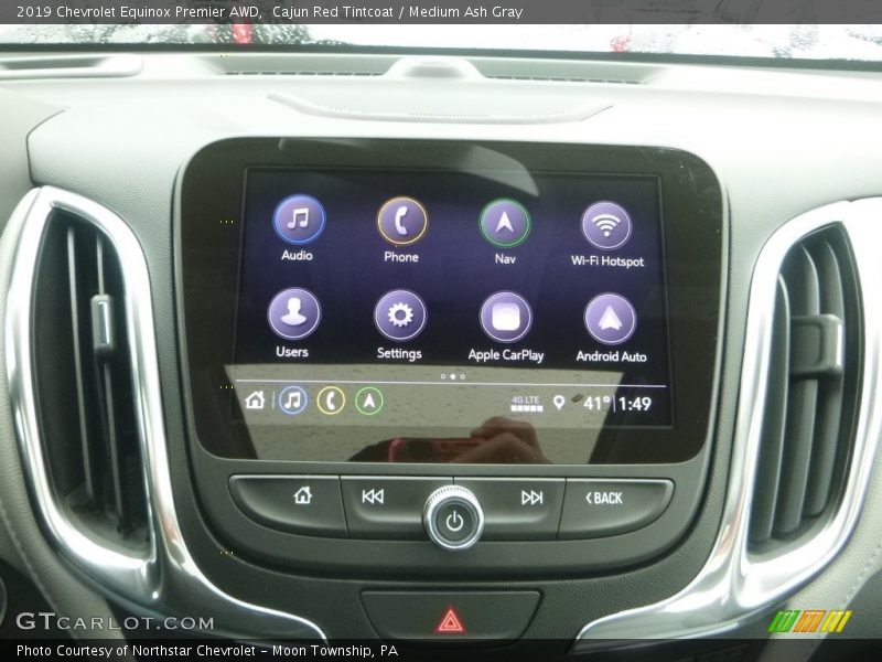 Cajun Red Tintcoat / Medium Ash Gray 2019 Chevrolet Equinox Premier AWD