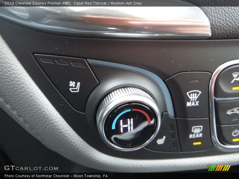 Cajun Red Tintcoat / Medium Ash Gray 2019 Chevrolet Equinox Premier AWD