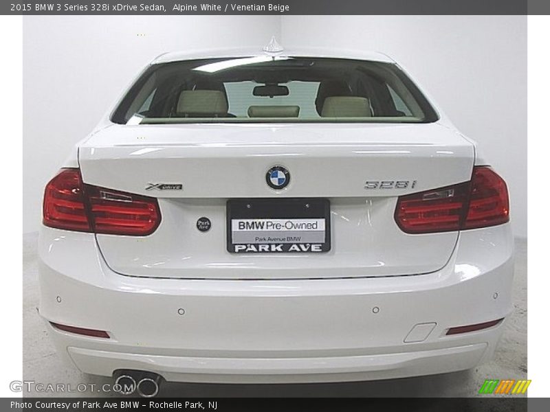 Alpine White / Venetian Beige 2015 BMW 3 Series 328i xDrive Sedan