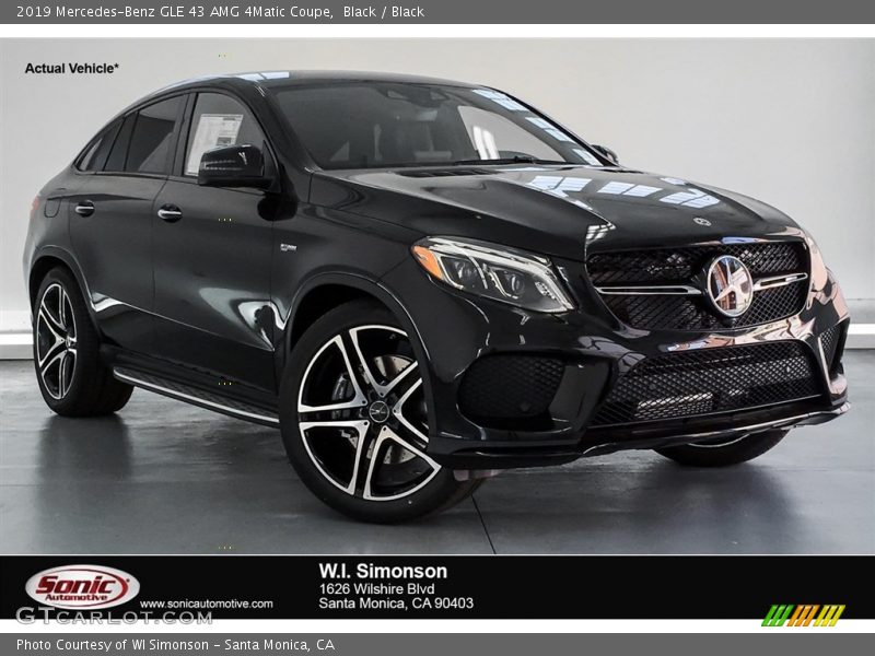 Black / Black 2019 Mercedes-Benz GLE 43 AMG 4Matic Coupe