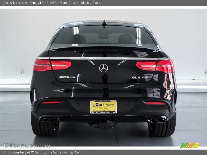 Black / Black 2019 Mercedes-Benz GLE 43 AMG 4Matic Coupe