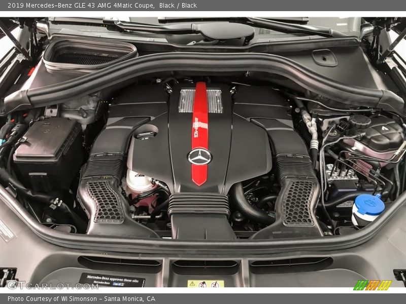  2019 GLE 43 AMG 4Matic Coupe Engine - 3.0 Liter AMG DI biturbo DOHC 24-Valve VVT V6