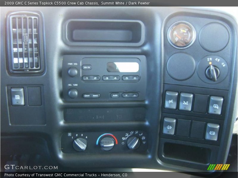 Summit White / Dark Pewter 2009 GMC C Series Topkick C5500 Crew Cab Chassis