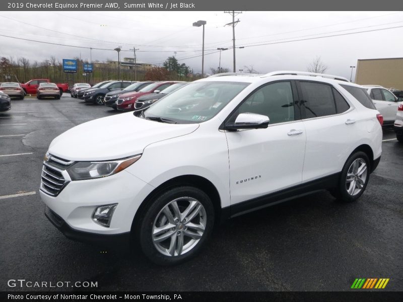 Summit White / Jet Black 2019 Chevrolet Equinox Premier AWD