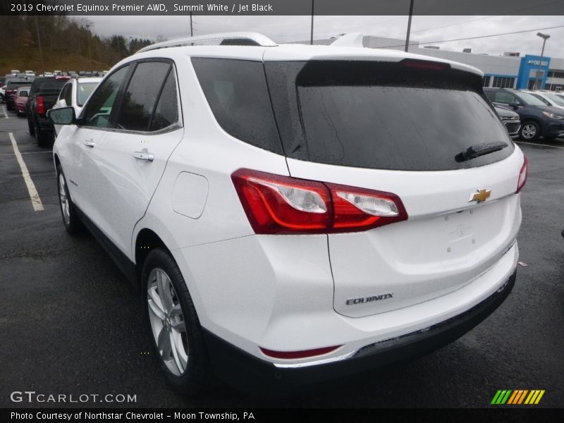 Summit White / Jet Black 2019 Chevrolet Equinox Premier AWD