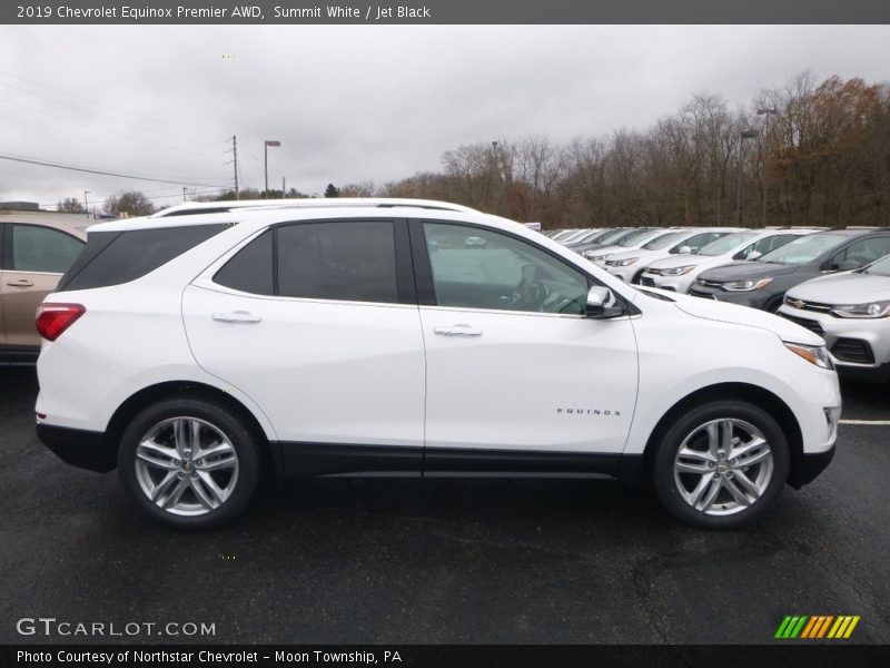 Summit White / Jet Black 2019 Chevrolet Equinox Premier AWD