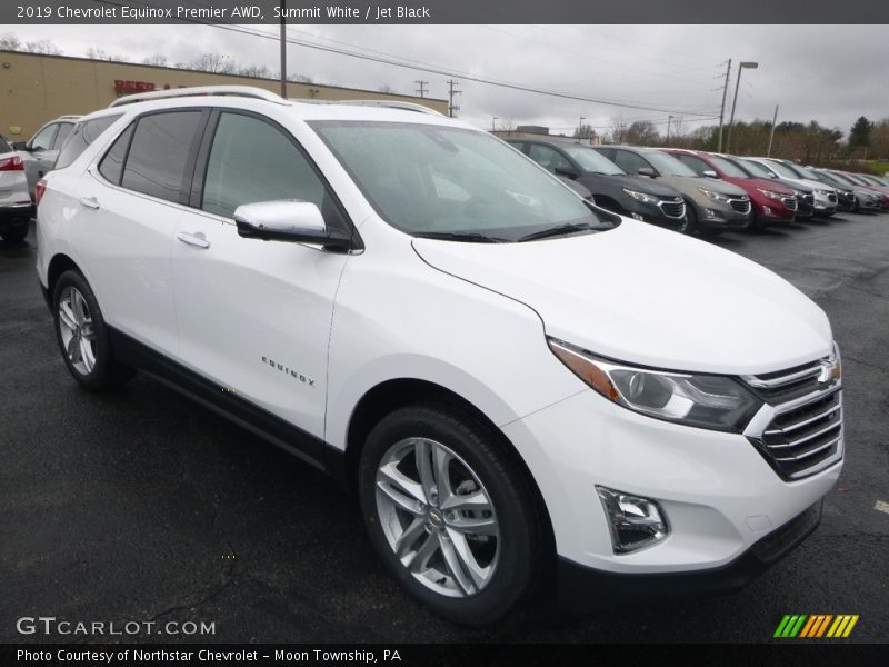 Summit White / Jet Black 2019 Chevrolet Equinox Premier AWD