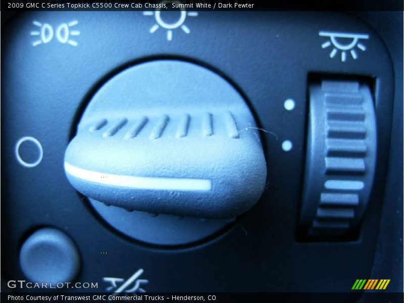 Summit White / Dark Pewter 2009 GMC C Series Topkick C5500 Crew Cab Chassis