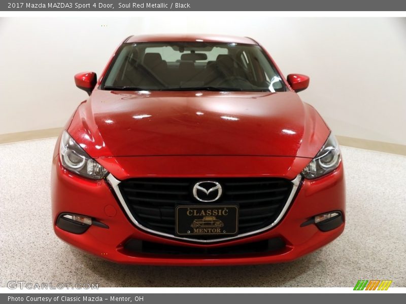 Soul Red Metallic / Black 2017 Mazda MAZDA3 Sport 4 Door