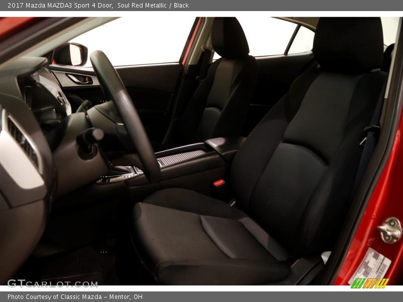 Soul Red Metallic / Black 2017 Mazda MAZDA3 Sport 4 Door