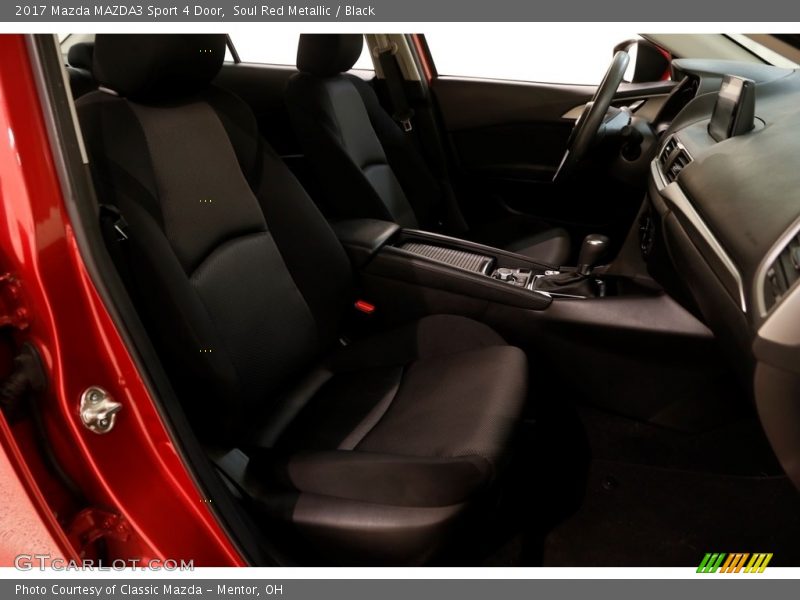 Soul Red Metallic / Black 2017 Mazda MAZDA3 Sport 4 Door