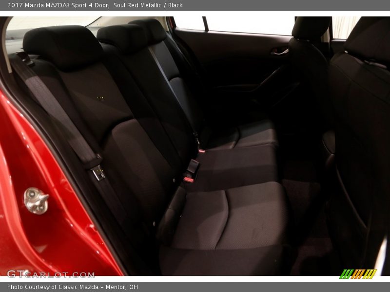 Soul Red Metallic / Black 2017 Mazda MAZDA3 Sport 4 Door