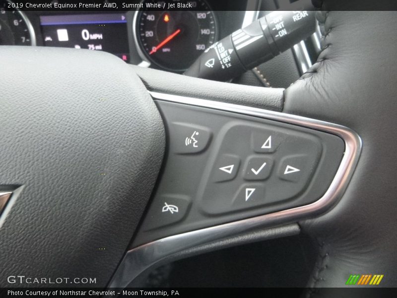 Summit White / Jet Black 2019 Chevrolet Equinox Premier AWD