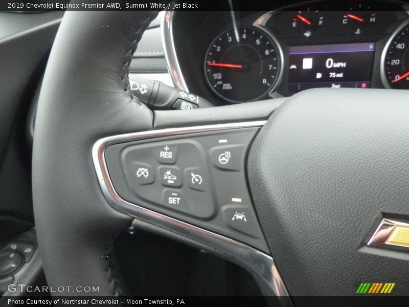 Summit White / Jet Black 2019 Chevrolet Equinox Premier AWD