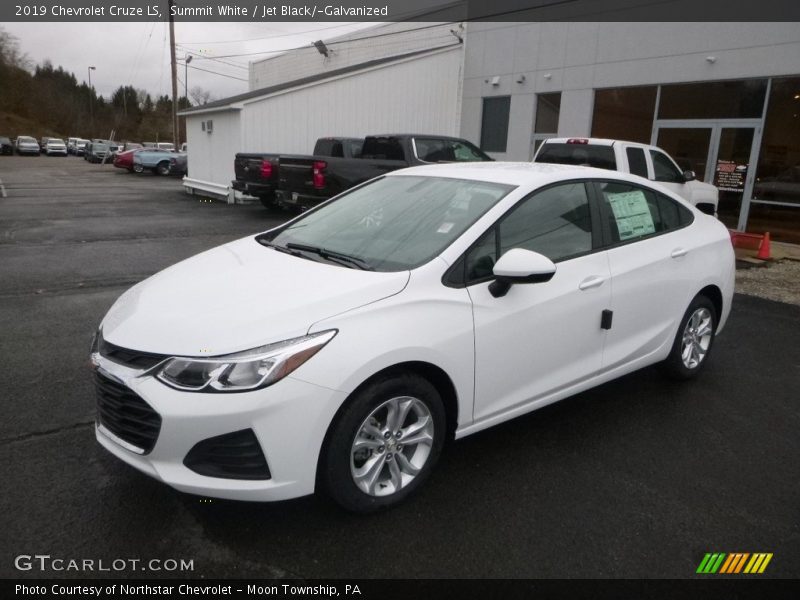 Summit White / Jet Black/­Galvanized 2019 Chevrolet Cruze LS