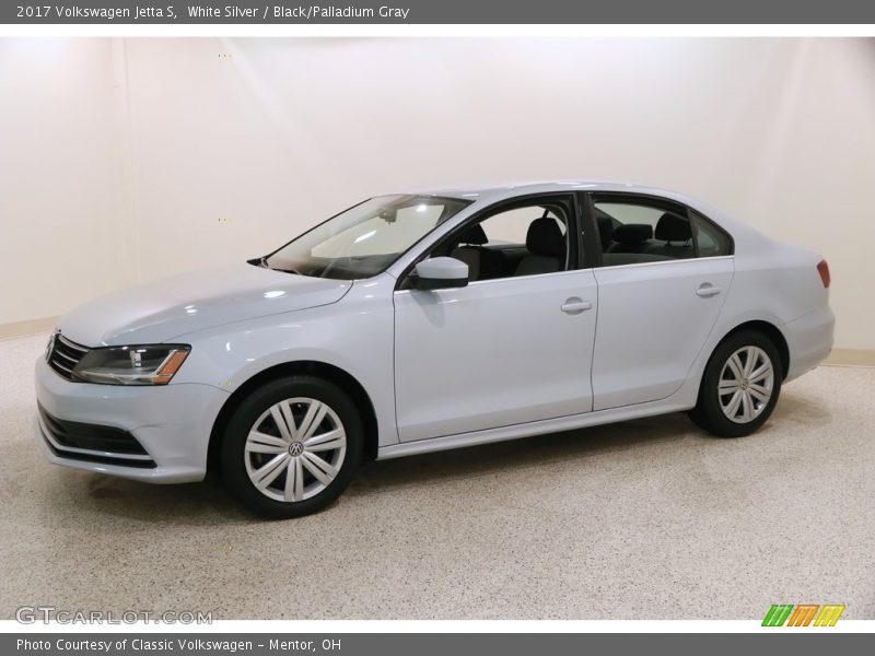 White Silver / Black/Palladium Gray 2017 Volkswagen Jetta S