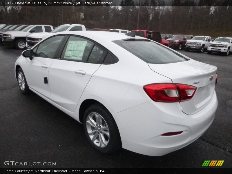 Summit White / Jet Black/­Galvanized 2019 Chevrolet Cruze LS