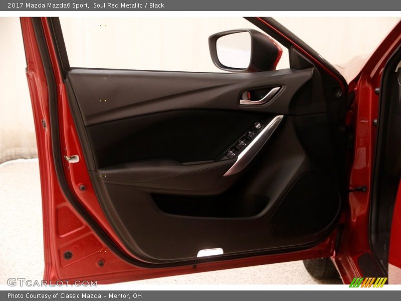 Soul Red Metallic / Black 2017 Mazda Mazda6 Sport