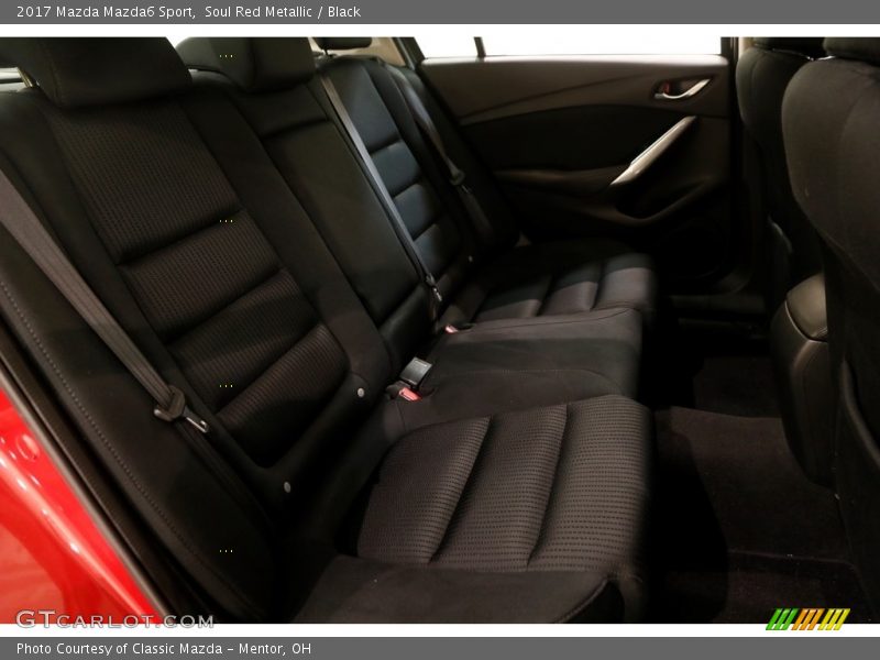 Soul Red Metallic / Black 2017 Mazda Mazda6 Sport
