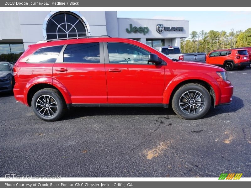 Redline / Black 2018 Dodge Journey SE