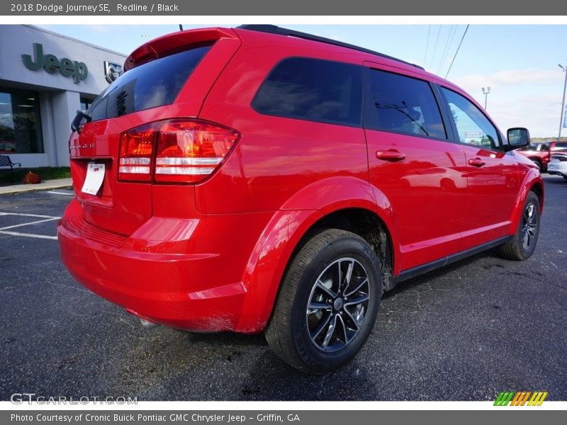 Redline / Black 2018 Dodge Journey SE