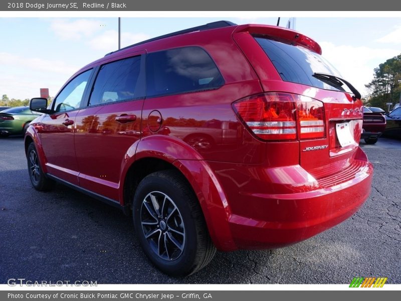 Redline / Black 2018 Dodge Journey SE