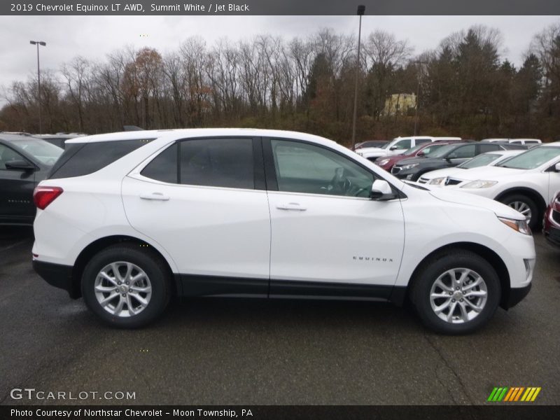 Summit White / Jet Black 2019 Chevrolet Equinox LT AWD