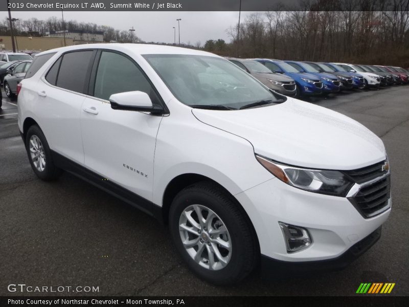 Summit White / Jet Black 2019 Chevrolet Equinox LT AWD