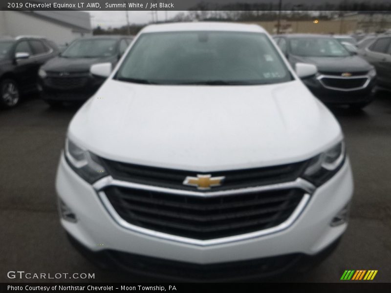 Summit White / Jet Black 2019 Chevrolet Equinox LT AWD