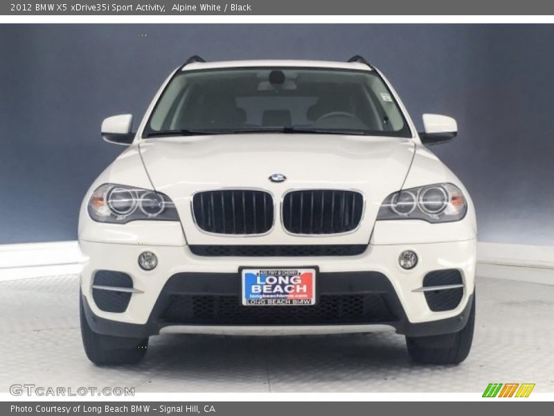 Alpine White / Black 2012 BMW X5 xDrive35i Sport Activity