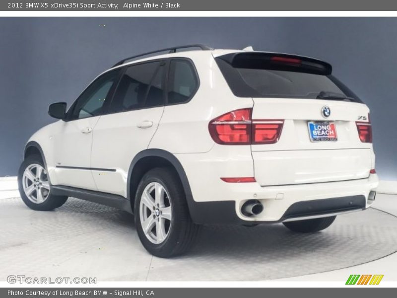 Alpine White / Black 2012 BMW X5 xDrive35i Sport Activity