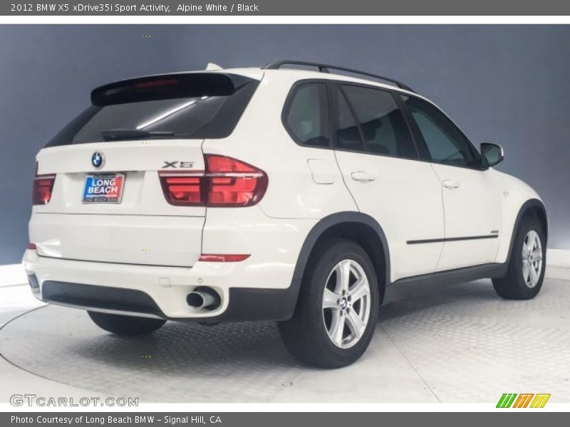 Alpine White / Black 2012 BMW X5 xDrive35i Sport Activity
