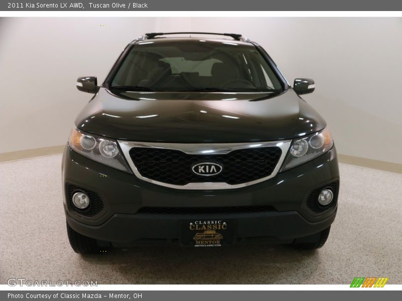 Tuscan Olive / Black 2011 Kia Sorento LX AWD