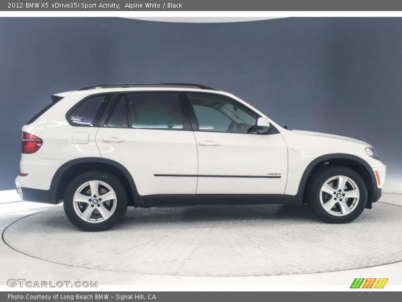 Alpine White / Black 2012 BMW X5 xDrive35i Sport Activity