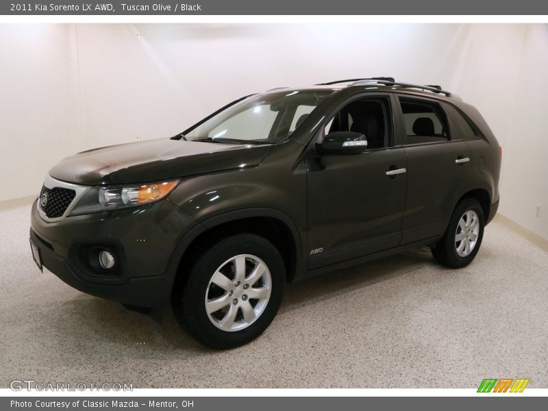Tuscan Olive / Black 2011 Kia Sorento LX AWD