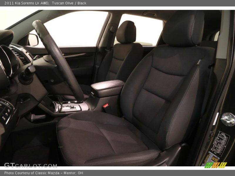 Tuscan Olive / Black 2011 Kia Sorento LX AWD