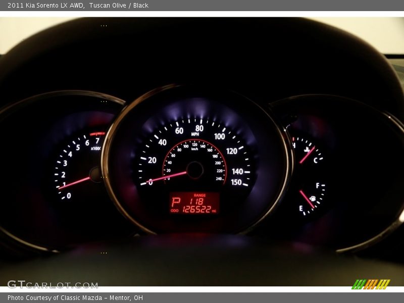 Tuscan Olive / Black 2011 Kia Sorento LX AWD